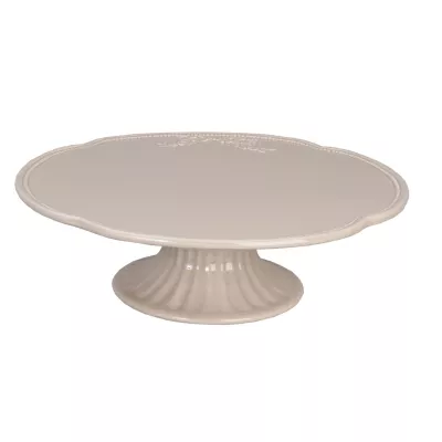 Clayre & Eef Tortenständer Schleife ca. Ø 30 x 10 cm