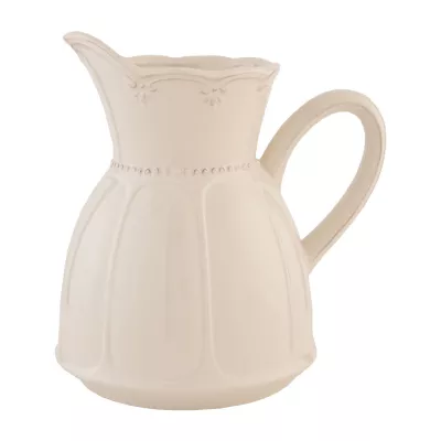 Clayre & Eef Kanne Krug Milchkanne natürlich ca. Ø 19 x 15 x 20 cm