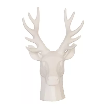 Clayre & Eef Dekofigur Rentier Kopf 12x9x18 cm