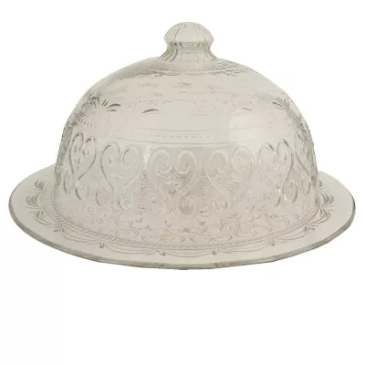 Tortenplatte mit Abdeckhaube, ca. 34 cm