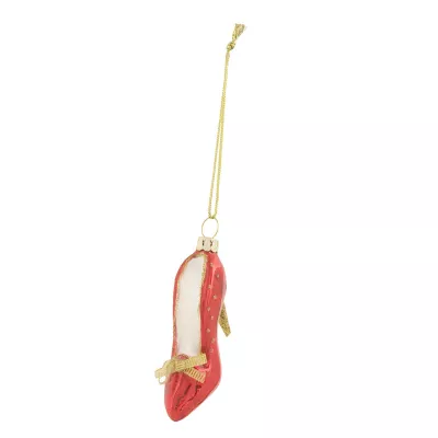 Weihnachtskugel Schuh High heel rot ca. 7 cm