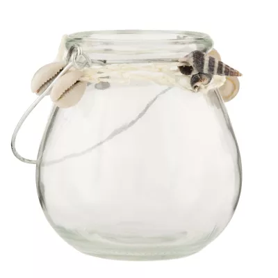 Clayre & Eef Schönes Teelichthalter Glas 10*11cm