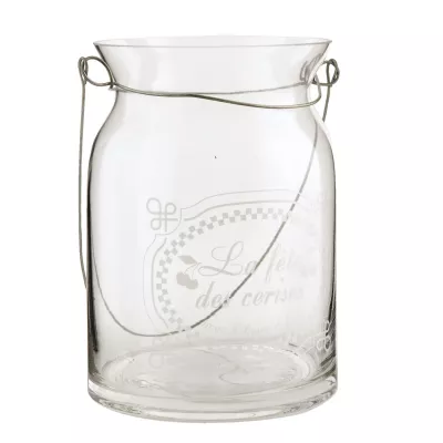 Clayre & Eef Schönes Teelicht Glas Ø7*12cm