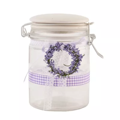 Clayre & Eef Vorratsdose Glas Dose ca. 9 x 15 cm