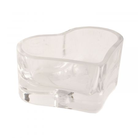 Clayre & Eef Glasschale herzförmig transparent ca. 10 x 8 x 4 cm