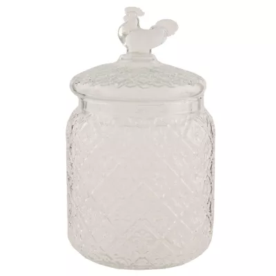 Clayre & Eef Vorratsglas mit Deckel Hahn transparent ca. Ø 13 x 21 cm
