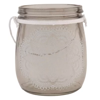 Clayre & Eef Dekoration Glas transparent ca. Ø 10 x 12 cm