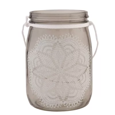 Clayre & Eef Dekoration Glas transparent ca. Ø 10 x 15 cm