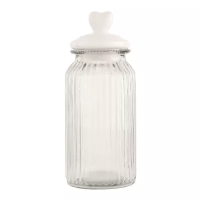 Clayre & Eef Vorratsglas Ø 11x27 cm