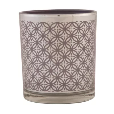 Clayre & Eef Teelichthalter Windlicht braun ca. Ø 7 x 8 cm