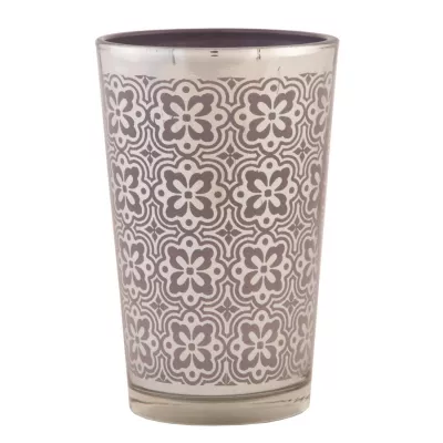 Clayre & Eef Teelichthalter Windlicht braun ca. Ø 7 X 11 cm