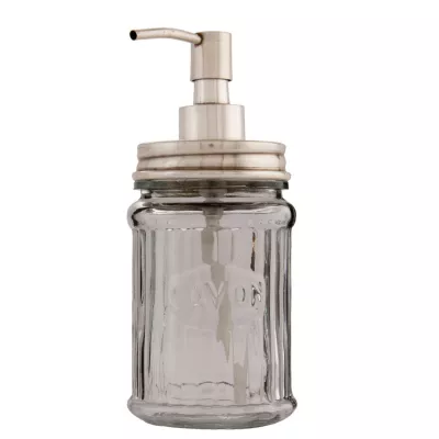 Clayre & Eef Seifenspender aus Glas 8x19 cm
