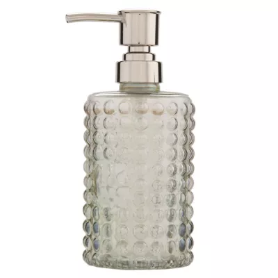 Clayre & Eef Seifenspender aus Glas 8x18 cm