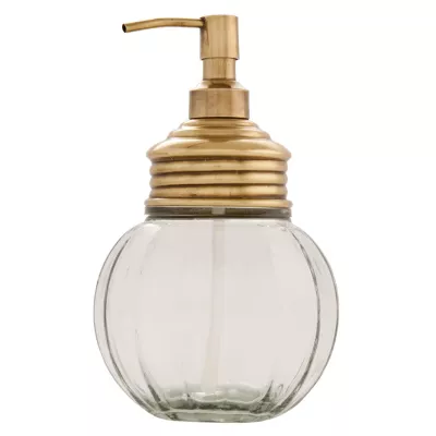 Clayre & Eef Seifenspender aus Glas 13x21 cm