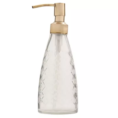 Clayre & Eef Seifenspender aus Glas 7x20 cm
