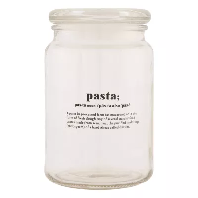 Clayre & Eef Vorratsglas Pasta transparent ca. Ø 10 x 16 cm
