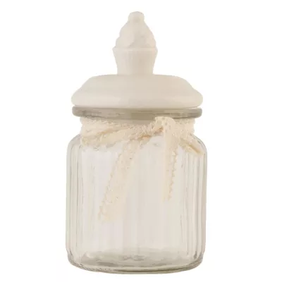 Clayre & Eef Vorratsglas Ø 8x14 cm