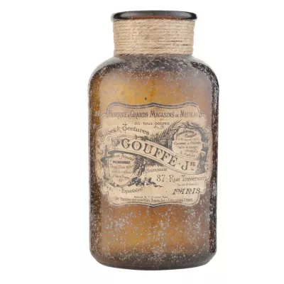 Clayre & Eef Dekoration Flasche ca. Ø 10 x 20 cm