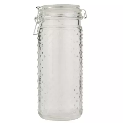 Clayre & Eef Vorratsglass transparent Ã˜ 10*25 cm