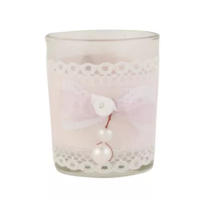 Clayre & Eef Windlicht transparent ca. Ã˜ 6 x 7 cm