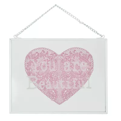 Clayre & Eef Textschild 18x13 cm