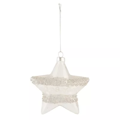 Clayre & Eef Weihnachtskugel Ø 9x3 cm