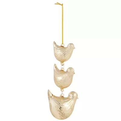 Clayre & Eef Weihnachtsbaumkugel  5x3x4/6x3x5/7x4x6 cm