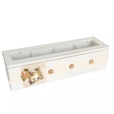 Clayre & Eef Schöne Aufbewahrungs-Dose 31*9*8cm