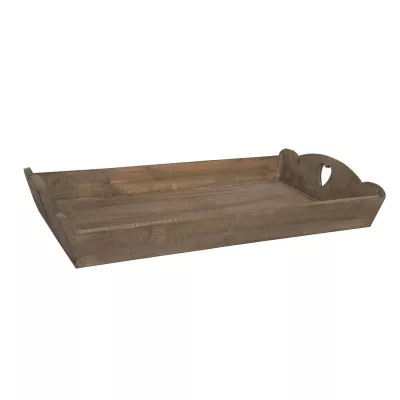 Clayre & Eef Tablett braun 57*34*9cm
