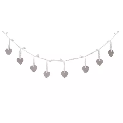 Clayre & Eef Herz Girlande 100*13cm