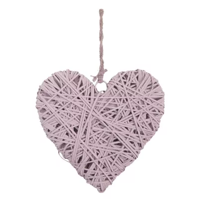 Clayre & Eef Deko Herz lila 25cm