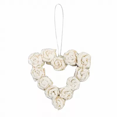 Kleines Deko Rosenherz Ø9cm