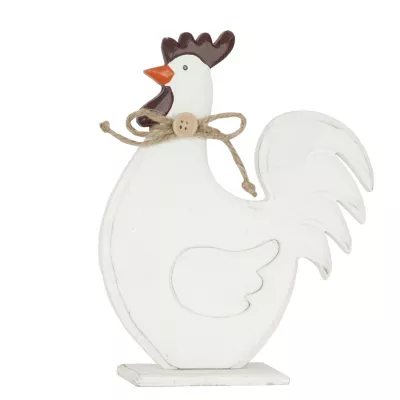 Clayre & Eef Dekoration rooster 20x16x4 cm