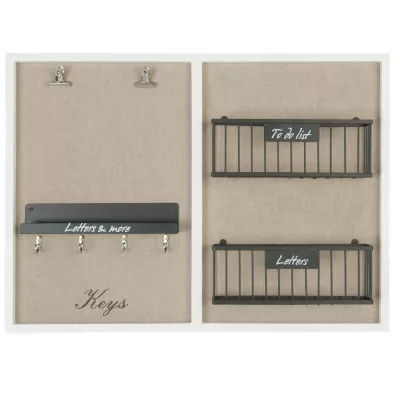 Clayre & Eef Memoboard 55x8x40 cm