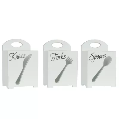Clayre & Eef Cutlery (3) 10x8x16 cm