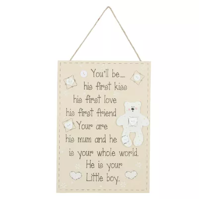 Clayre & Eef Textschild 17x24 cm