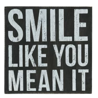 Clayre & Eef Textschild 25x4x25 cm