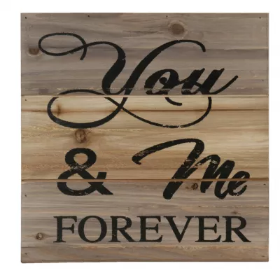 Clayre & Eef Textschild 30x2x30 cm