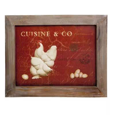 Clayre & Eef Wandbild 50x2x40 cm
