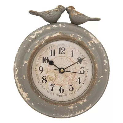 Clayre & Eef Wanduhr "Vögel" 13 x 4 x 15 cm