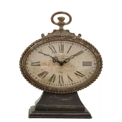 Clayre & Eef Tischuhr 16x7x21 cm / 1xAA