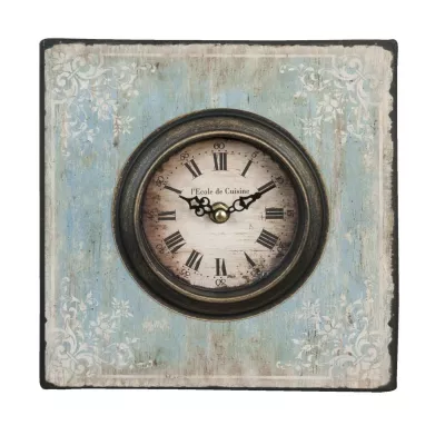 Clayre & Eef Wanduhr "l´Ecole de Cuisine" 22 x 22 cm