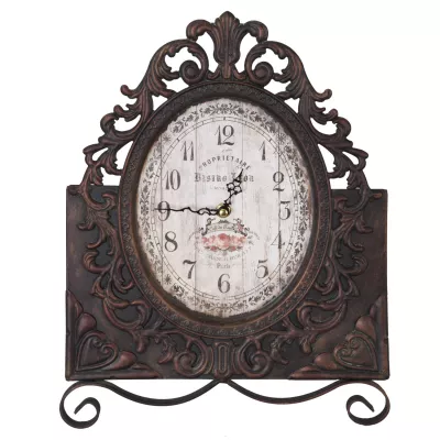 Clayre & Eef Uhr Wanduhr Proprietaire Bistro Leon Paris ca. 37 x 28 x 3 cm