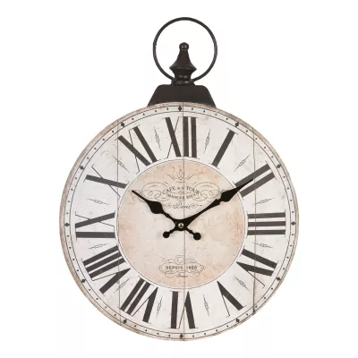 Clayre & Eef Wanduhr Cafe de la tour ca. 33 x 5 x 46 cm