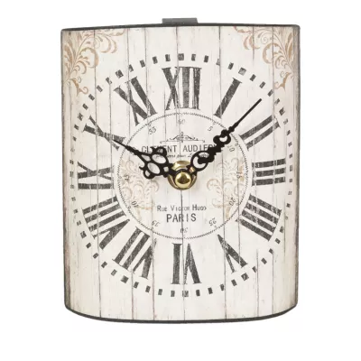 Clayre & Eef Uhr Wanduhr ca. 11 x 4 x 14 cm