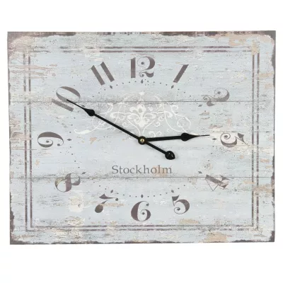 Clayre & Eef Uhr Wanduhr ca. 50 x 40 x 5 cm