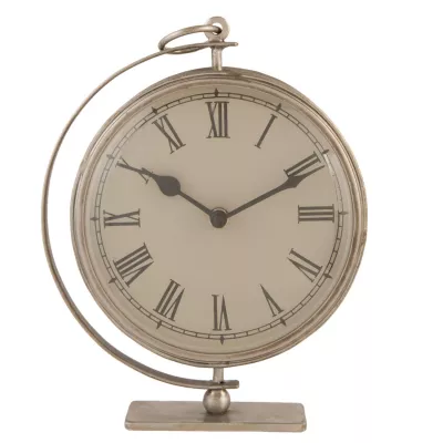 Clayre & Eef Standuhr aus Metal 18x6x23 cm