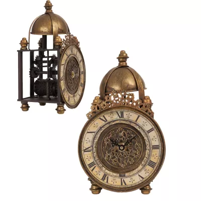 Clayre & Eef Standuhr Steampunk 13x11x23 cm