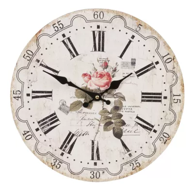 Clayre & Eef Uhr Wanduhr ca. Ø 34 cm