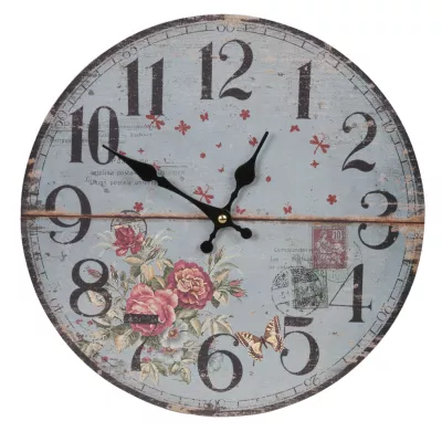 Clayre & Eef Uhr Wanduhr ca. Ø 34 cm